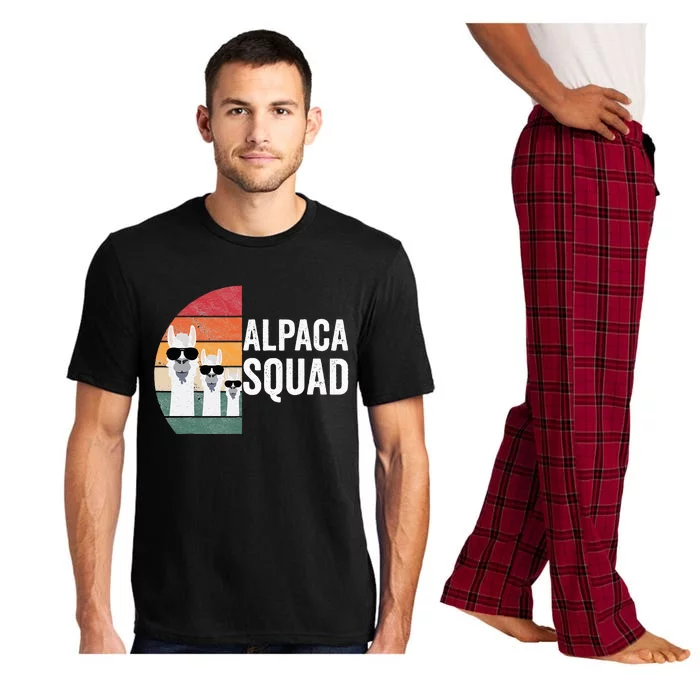 Alpaca Squad Apparel Llama Lovers Friendship Cute Alpacas Pajama Set