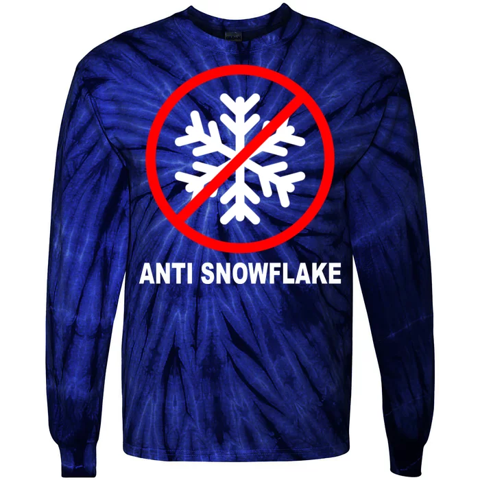 Anti Snowflake Tie-Dye Long Sleeve Shirt