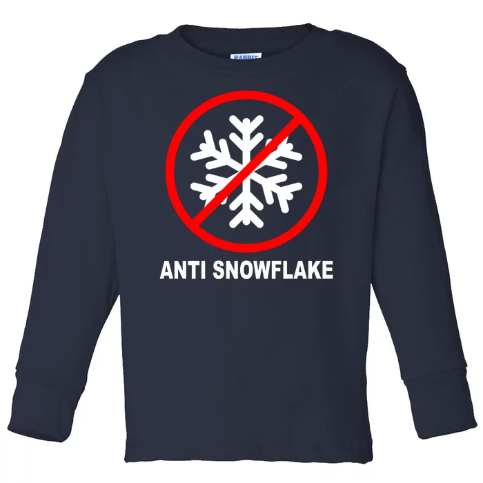 Anti Snowflake Toddler Long Sleeve Shirt