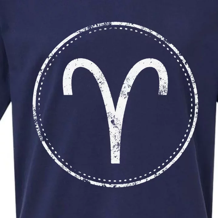 Aries Sign – Astrology Zodiac Sueded Cloud Jersey T-Shirt