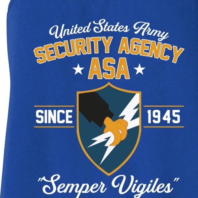 Army Security Agency Gift Women's Racerback Tank