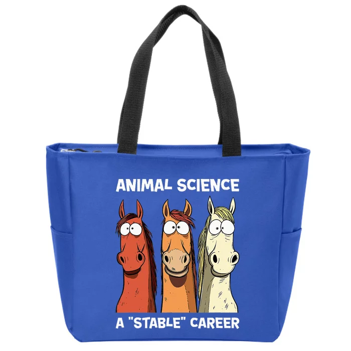 Animal Science A Stable Career Zip Tote Bag