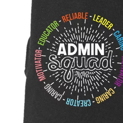 Admin Squad Administrative Assistant Office Secretary Doggie 3-End Fleece Hoodie