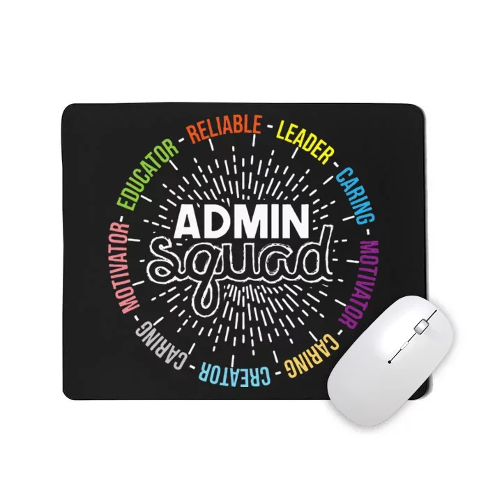 Admin Squad Administrative Assistant Office Secretary Mousepad