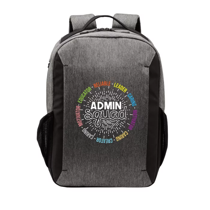 Admin Squad Administrative Assistant Office Secretary Vector Backpack