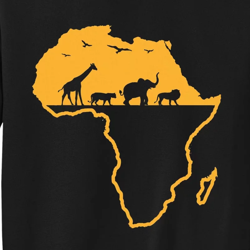 Africa Safari African Wild Animals Environment National Park Tall Sweatshirt