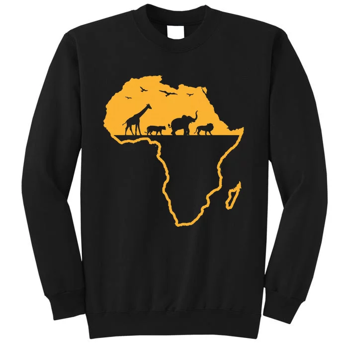 Africa Safari African Wild Animals Environment National Park Tall Sweatshirt