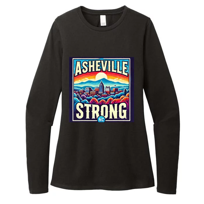 Asheville Strong Asheville North Carolina Womens CVC Long Sleeve Shirt