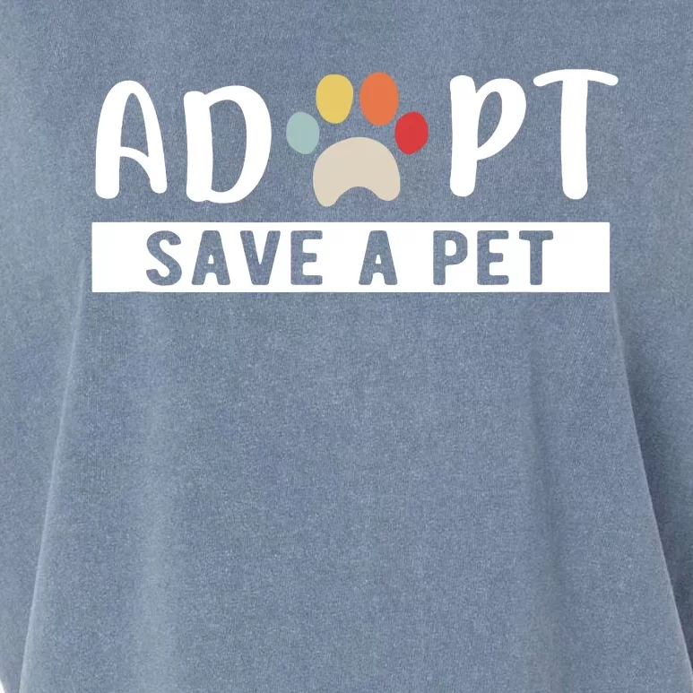 Adopt Save A Pet Cat And Dog Animals Rescue Garment-Dyed Women's Muscle Tee