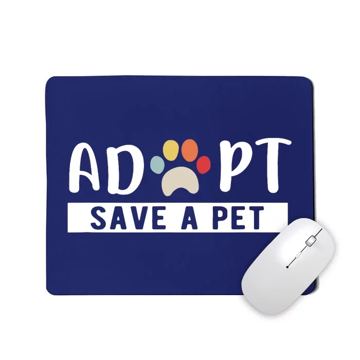 Adopt Save A Pet Cat And Dog Animals Rescue Mousepad