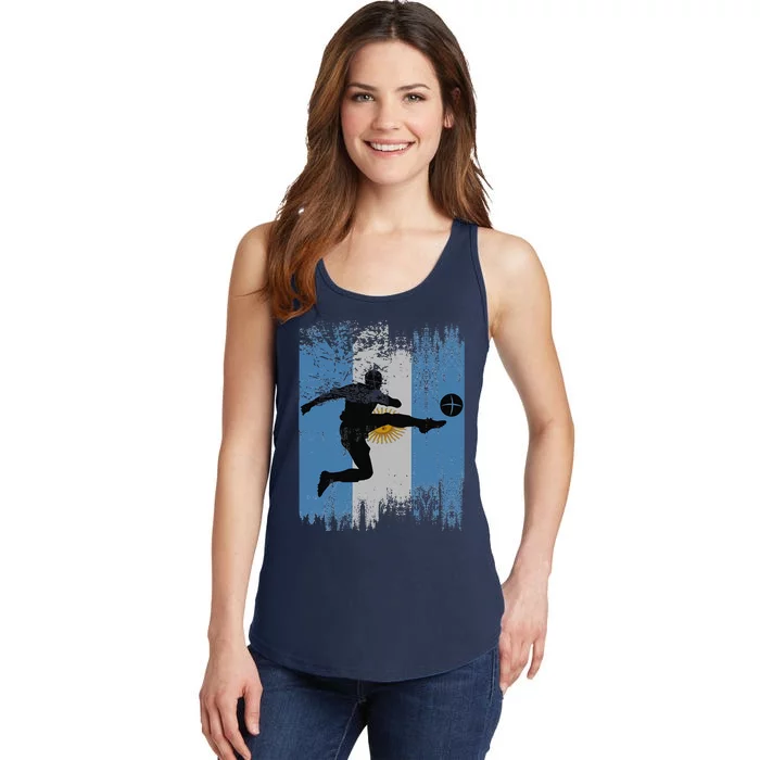 Argentina Soccer Argentina Football Argentina Futbol Ladies Essential Tank