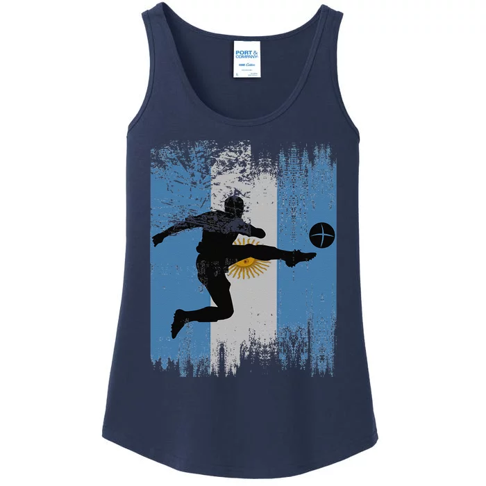 Argentina Soccer Argentina Football Argentina Futbol Ladies Essential Tank