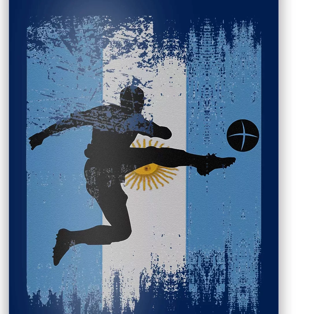 Argentina Soccer Argentina Football Argentina Futbol Poster