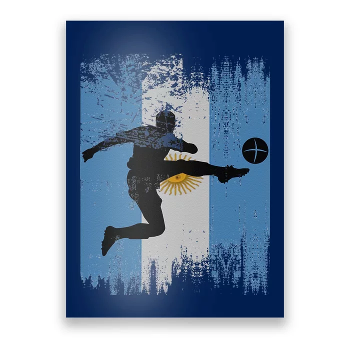 Argentina Soccer Argentina Football Argentina Futbol Poster