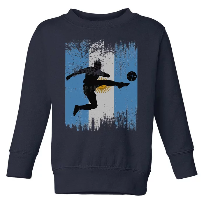 Argentina Soccer Argentina Football Argentina Futbol Toddler Sweatshirt