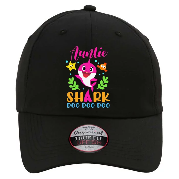 Auntie Shark Auntie Shark Lover Family Mother's Day The Original Performance Cap