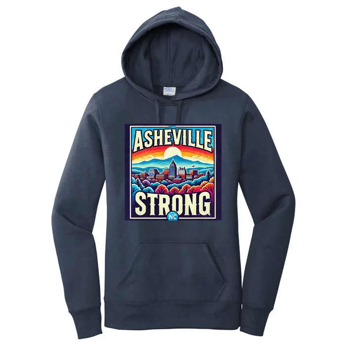 Asheville Strong Asheville North Carolina Women's Pullover Hoodie