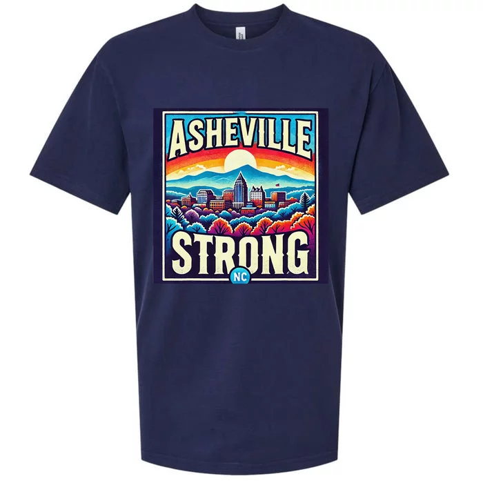 Asheville Strong Asheville North Carolina Sueded Cloud Jersey T-Shirt