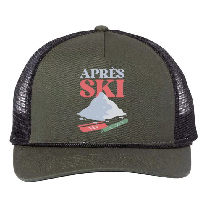 Apres Ski Retro Rope Trucker Hat Cap