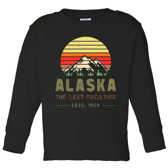 Alaska Souvenirs Alaska Family Friends Group Toddler Long Sleeve Shirt