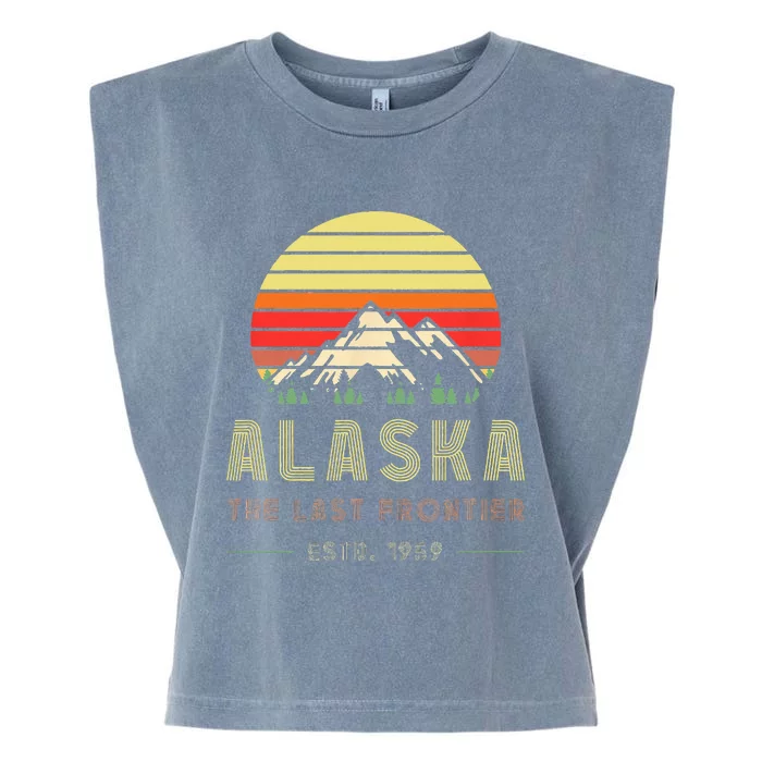 Alaska Souvenirs Alaska Family Friends Group Garment-Dyed Women's Muscle Tee