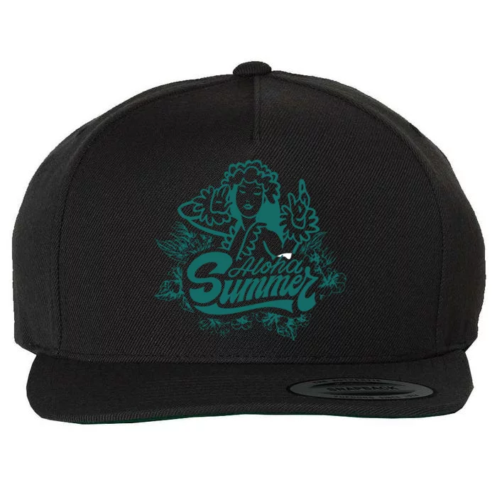 Aloha Summer Wool Snapback Cap