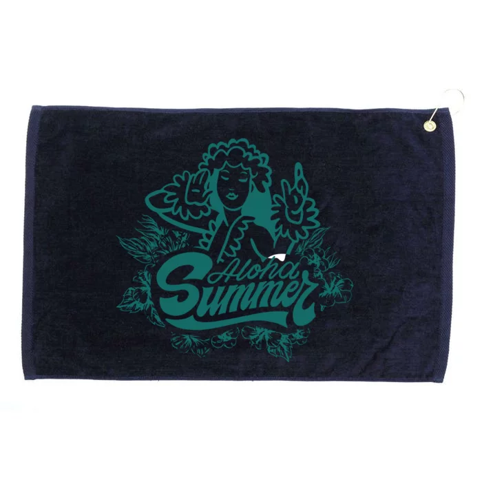 Aloha Summer Grommeted Golf Towel