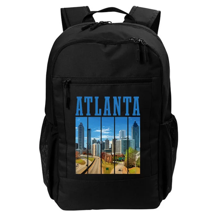 Atlanta Skyline ATL Georgia Vintage Pride Daily Commute Backpack