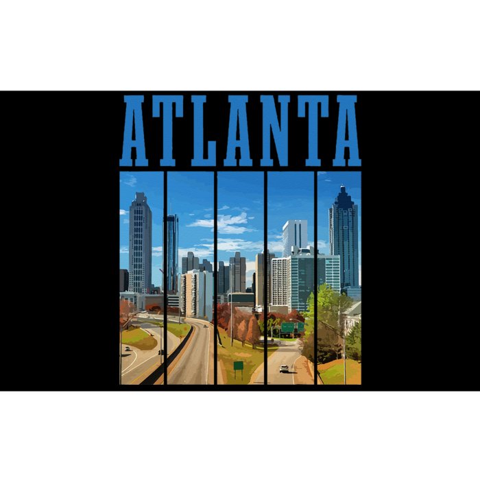 Atlanta Skyline ATL Georgia Vintage Pride Bumper Sticker