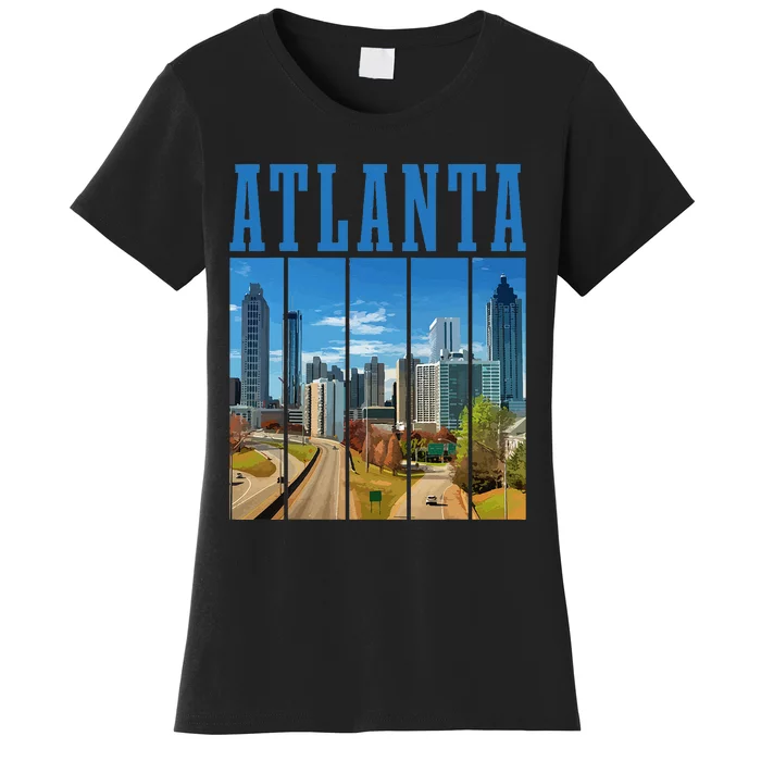 Atlanta Skyline ATL Georgia Vintage Pride Women's T-Shirt