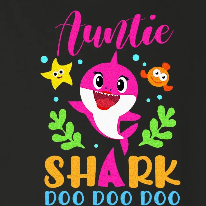 Auntie Shark Auntie Shark Lover Family Mothers Day Toddler Long Sleeve Shirt