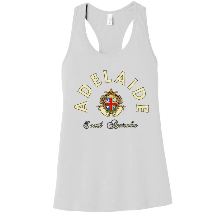 Adelaide South Australia Australian Kangaroo Adelaide Women's Racerback Tank