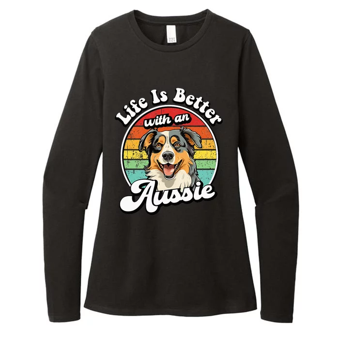 Australian Shepherd Womens CVC Long Sleeve Shirt