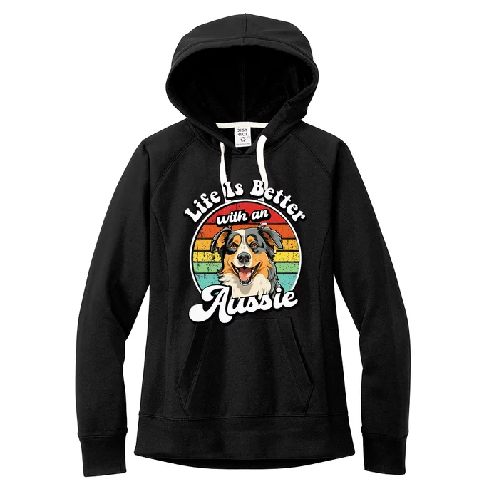 Australian Shepherd Women's Fleece Hoodie