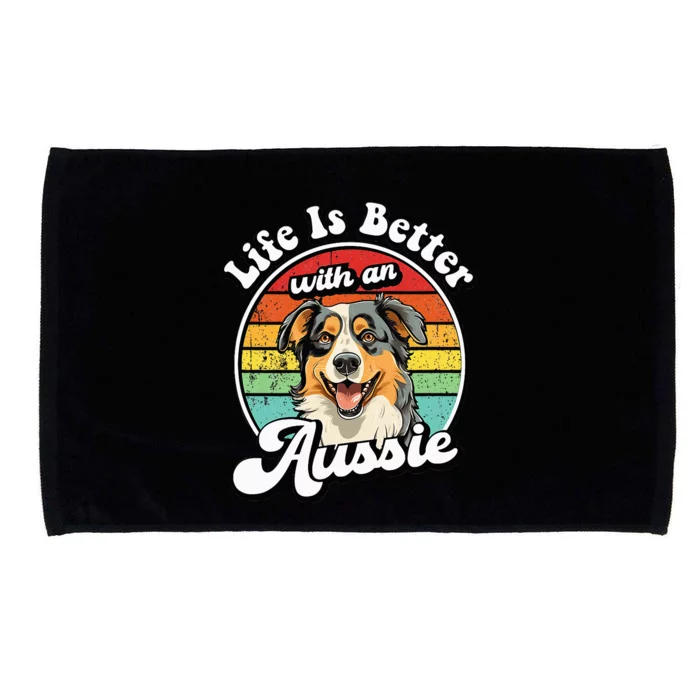 Australian Shepherd Microfiber Hand Towel