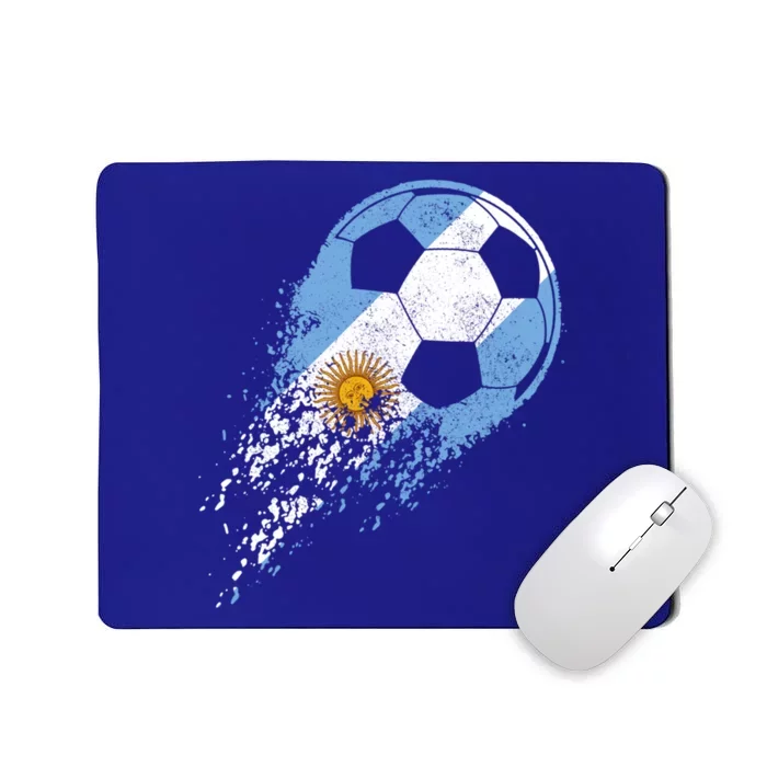 Argentina Soccer Argentinian Flag Pride Soccer Player Gift Mousepad