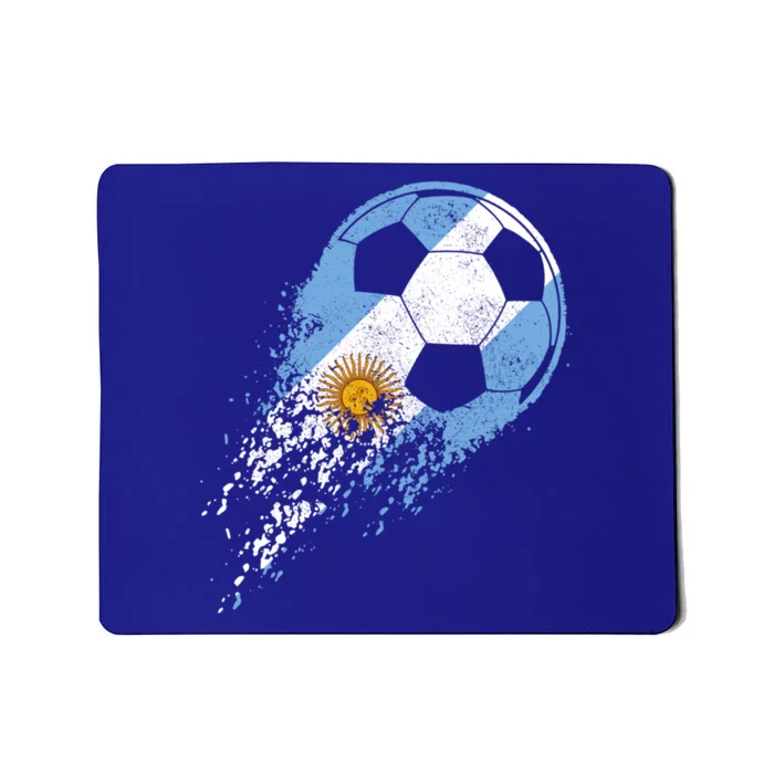 Argentina Soccer Argentinian Flag Pride Soccer Player Gift Mousepad