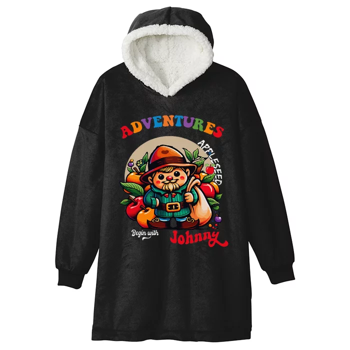 Apple Seed Adventures Begin With Johnny  Fun Costume Hooded Wearable Blanket