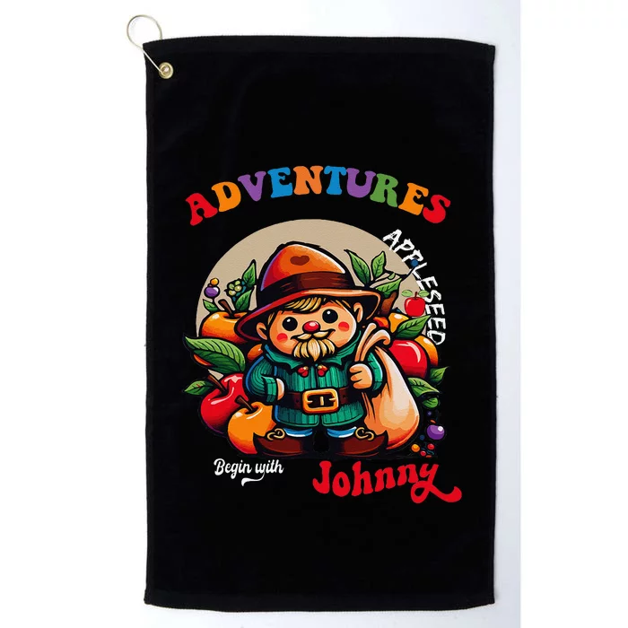 Apple Seed Adventures Begin With Johnny  Fun Costume Platinum Collection Golf Towel