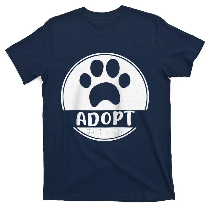 Adopt Save A Pet Cat And Dog Animals Rescue Raglan T-Shirt