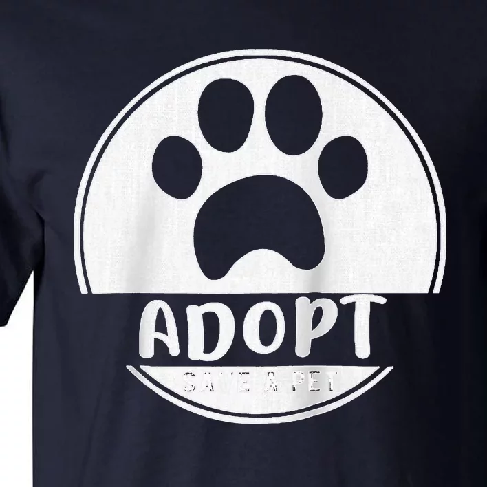 Adopt Save A Pet Cat And Dog Animals Rescue Raglan Tall T-Shirt