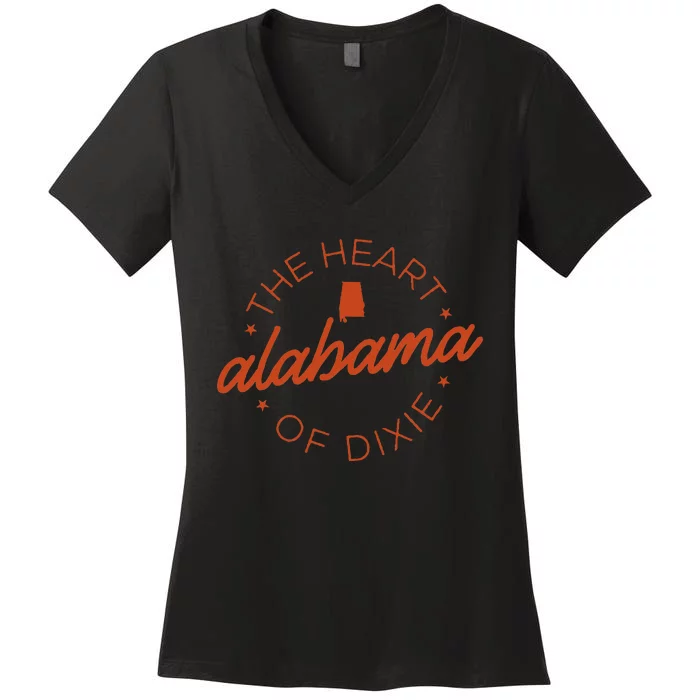 Alabama State Alabamians Women's V-Neck T-Shirt