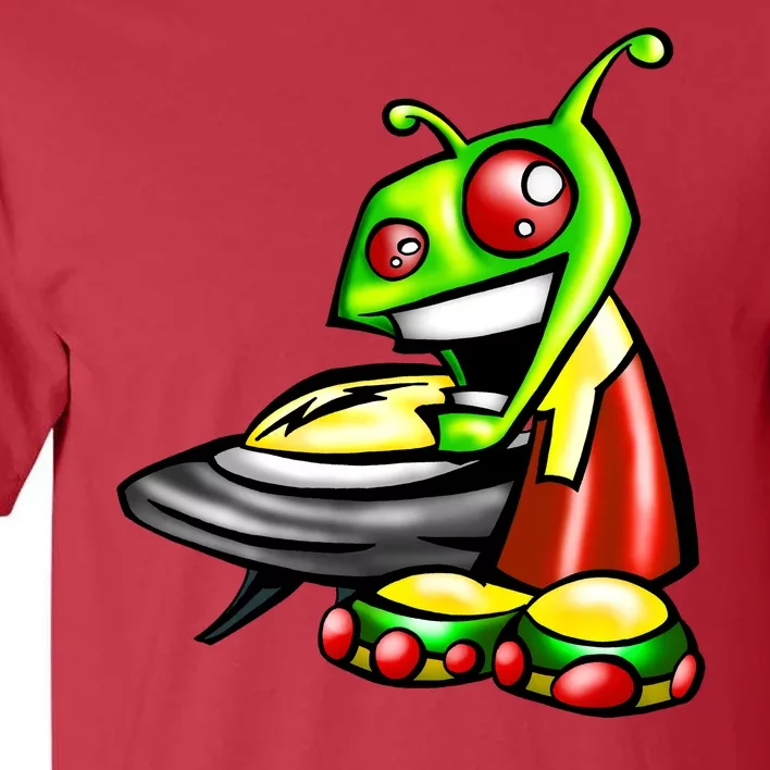 Alien & Saucer Tall T-Shirt