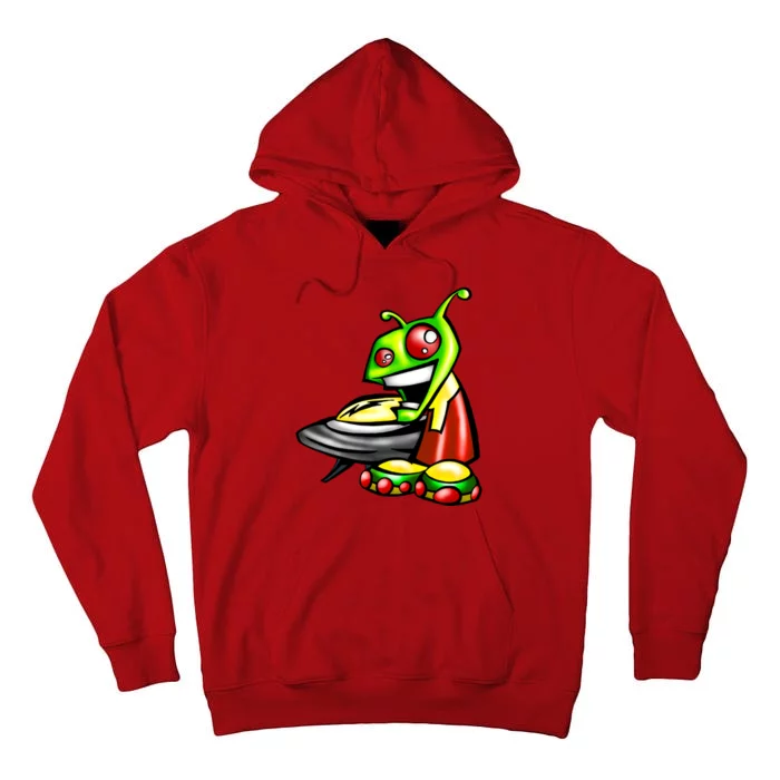 Alien & Saucer Tall Hoodie