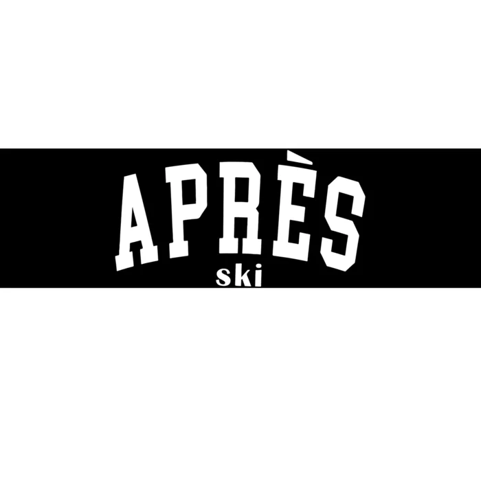 Apres Ski Bumper Sticker