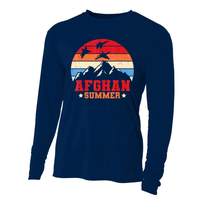 Afghan Summer Afghanistan Veteran Soldier Cooling Performance Long Sleeve Crew