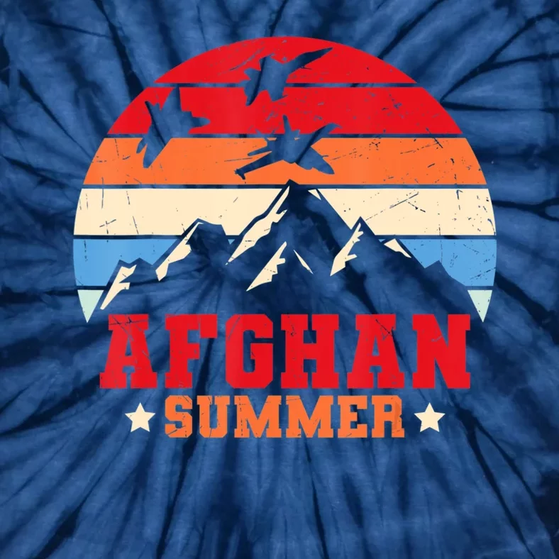 Afghan Summer Afghanistan Veteran Soldier Tie-Dye T-Shirt