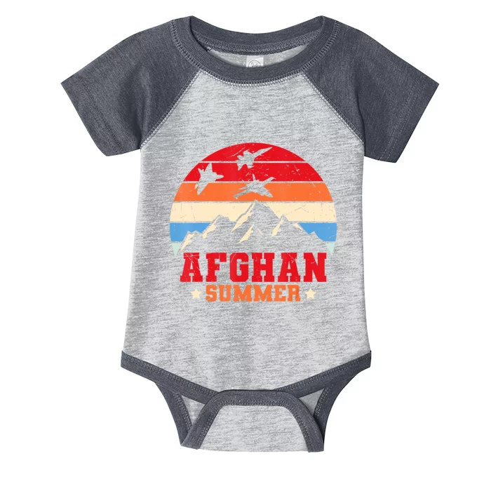 Afghan Summer Afghanistan Veteran Soldier Infant Baby Jersey Bodysuit