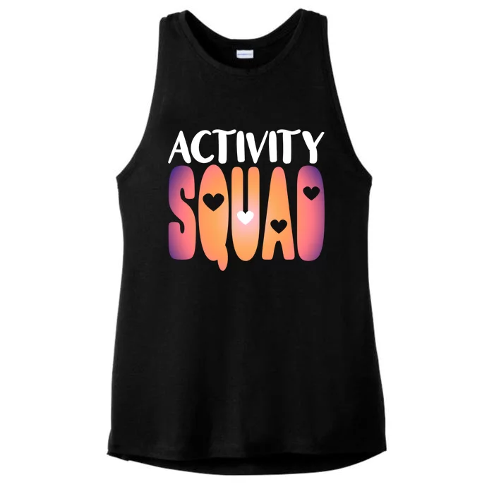 Activity Squad Activity Director Activity Assistant Gift Ladies Tri-Blend Wicking Tank