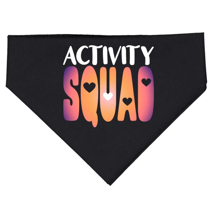 Activity Squad Activity Director Activity Assistant Gift USA-Made Doggie Bandana